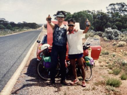 フォト＆エッセイ 自転車のある風景 第二十三回　オーストラリア横断自転車旅行⑪  ロブとナスターシャ ２