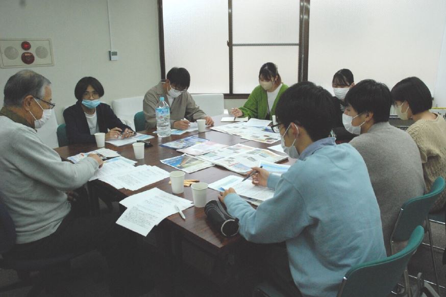 長野大学の学生が当機構を来訪取材　長野大学松下ゼミ