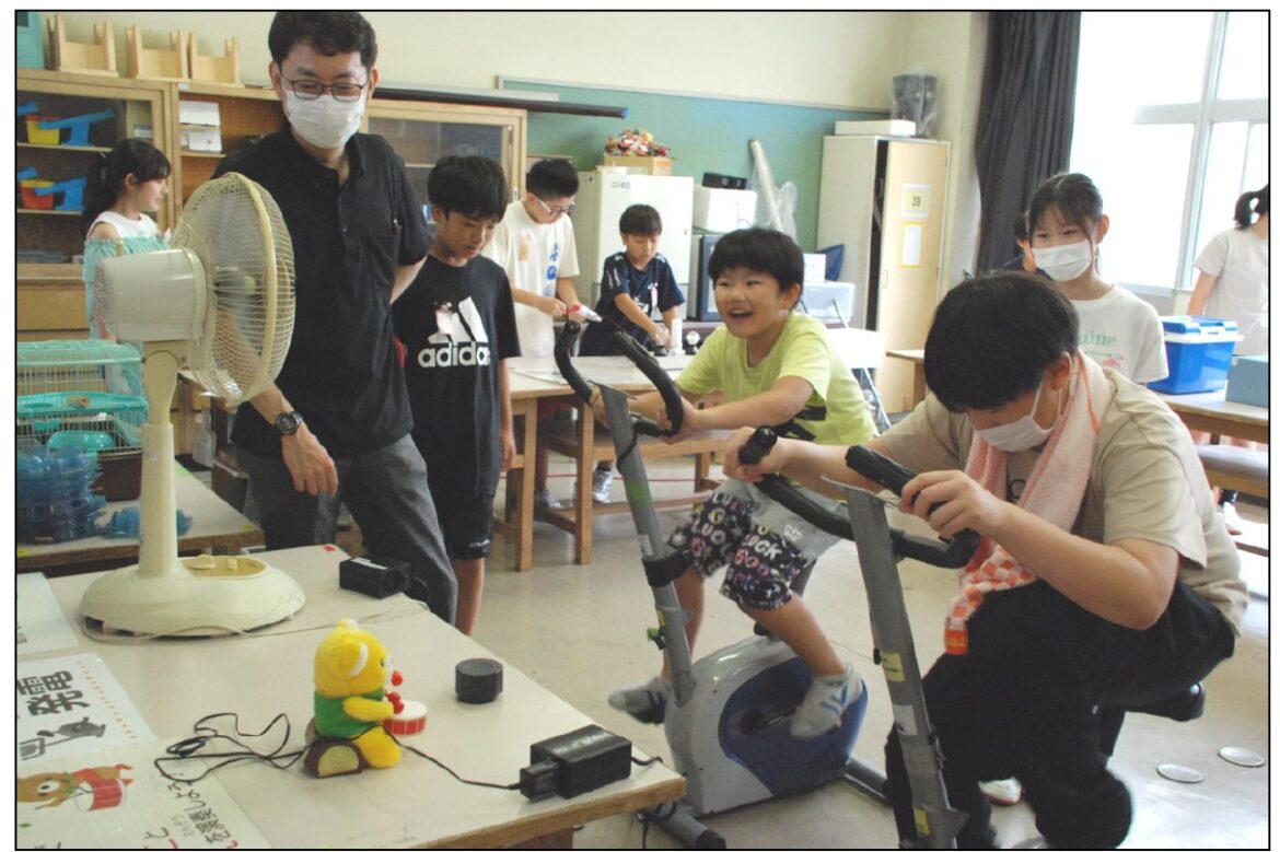 ２０５０　信州ゼロカーボンチャレンジ　埴生小学校の児童が学習