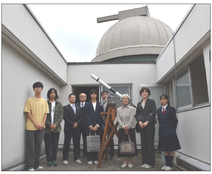 屋代高校天文台　望遠鏡の寄贈から９０余年　同窓会が感謝する会を開催