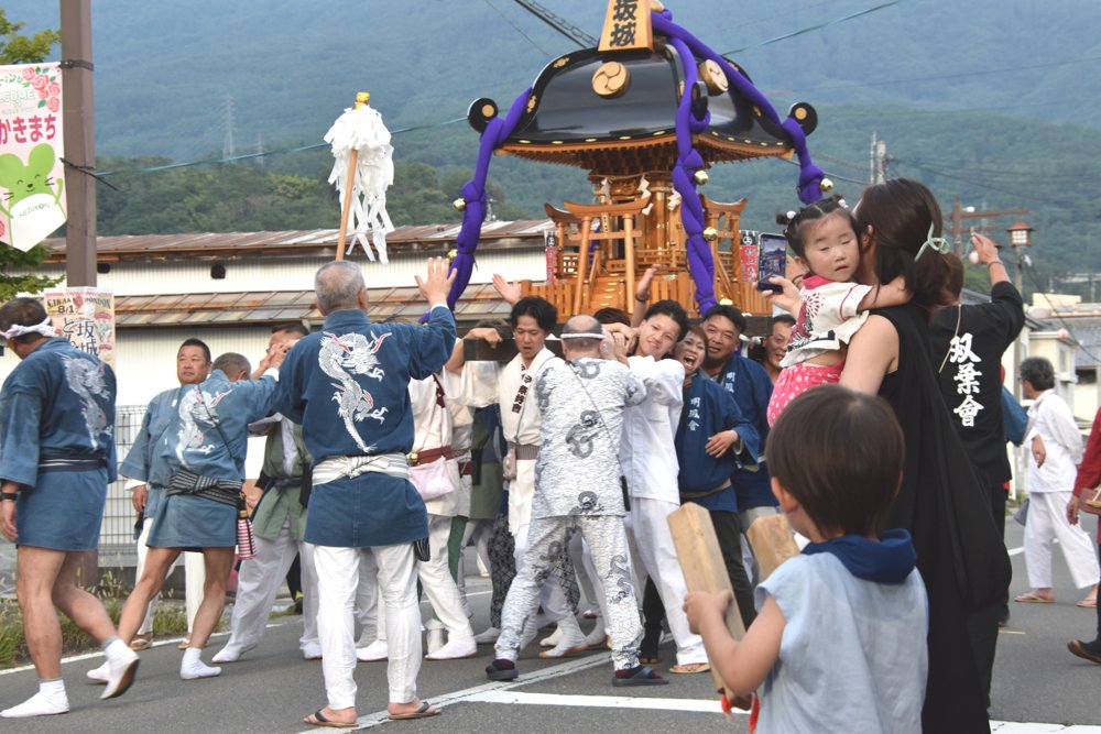 今月のちくま百景 第４９回町民まつり 坂城どんどん（坂城）